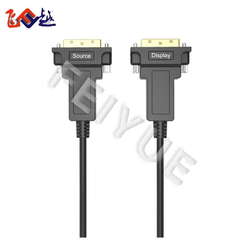 Active Fiber Optic DVI Cable 4K 60Hz 10m 50m 100m