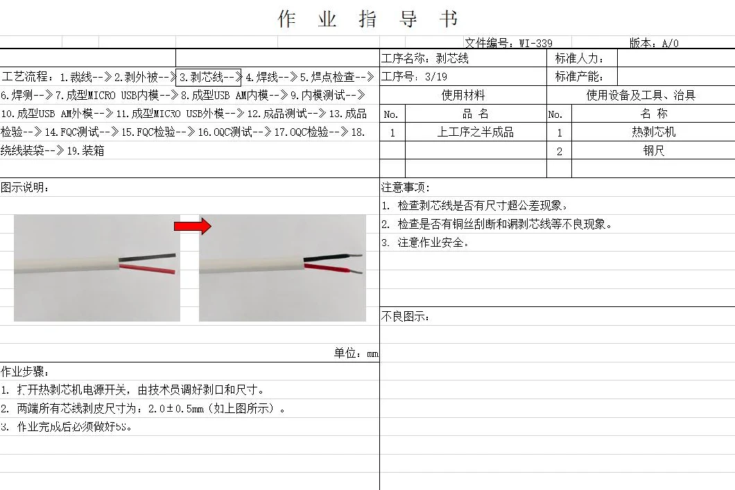 USB 2.0 Am to Micro USB 5p Bm Data Cable