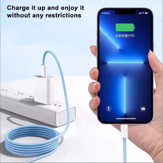 Factory Price Colorful Micro Braided USB Cable USB 2.0 Data Cable