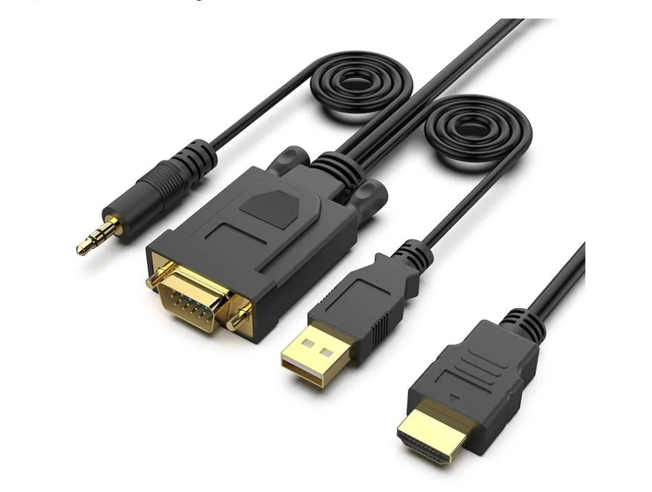 HDTV to VGA Cable for Chromebook Raspberry Pi Roku xBox