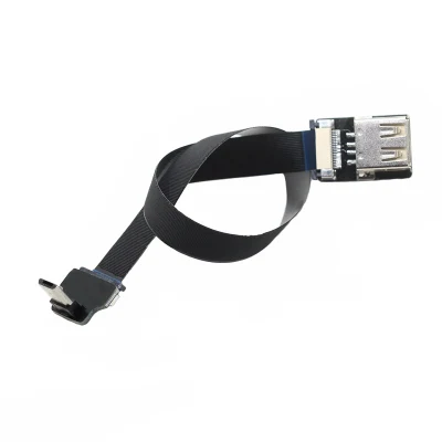 Плоский гибкий кабель OTG от micro USB к разъему USB2.0