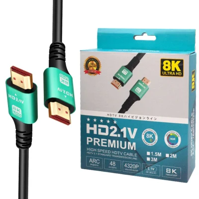 HDMI-Кабель 4К 8К 1 м 1,5 м 2 м 3 м 5 м 10 м 15 м 20 м 30 м 8К HDMI 2.1-Кабель 8К 60 Гц-4К 120 Гц